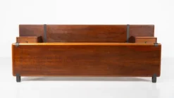 Pamono Mid-Century Modern Bed with Nightstands attributed to Fabio Lenci for Bernini, Italy, 1970s Best