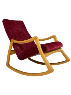 Pamono Mid-Century Modern Bentwood Rocking Chair by Ton, Czechoslovakia, 1960s Online