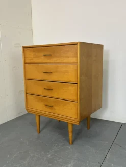 Pamono Mid-Century Modern Birch Chest of Drawers by Cees Braakman, 1950s Clearance