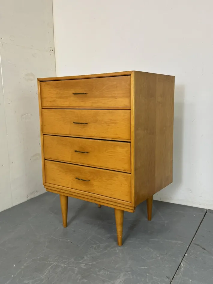 Pamono Mid-Century Modern Birch Chest of Drawers by Cees Braakman, 1950s Clearance
