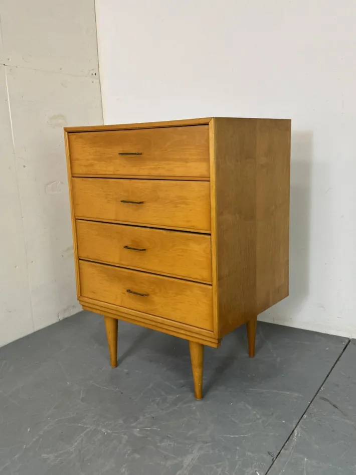 Pamono Mid-Century Modern Birch Chest of Drawers by Cees Braakman, 1950s Clearance
