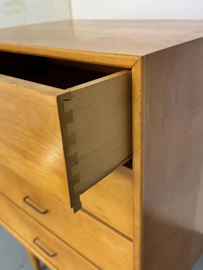 Pamono Mid-Century Modern Birch Chest of Drawers by Cees Braakman, 1950s Clearance