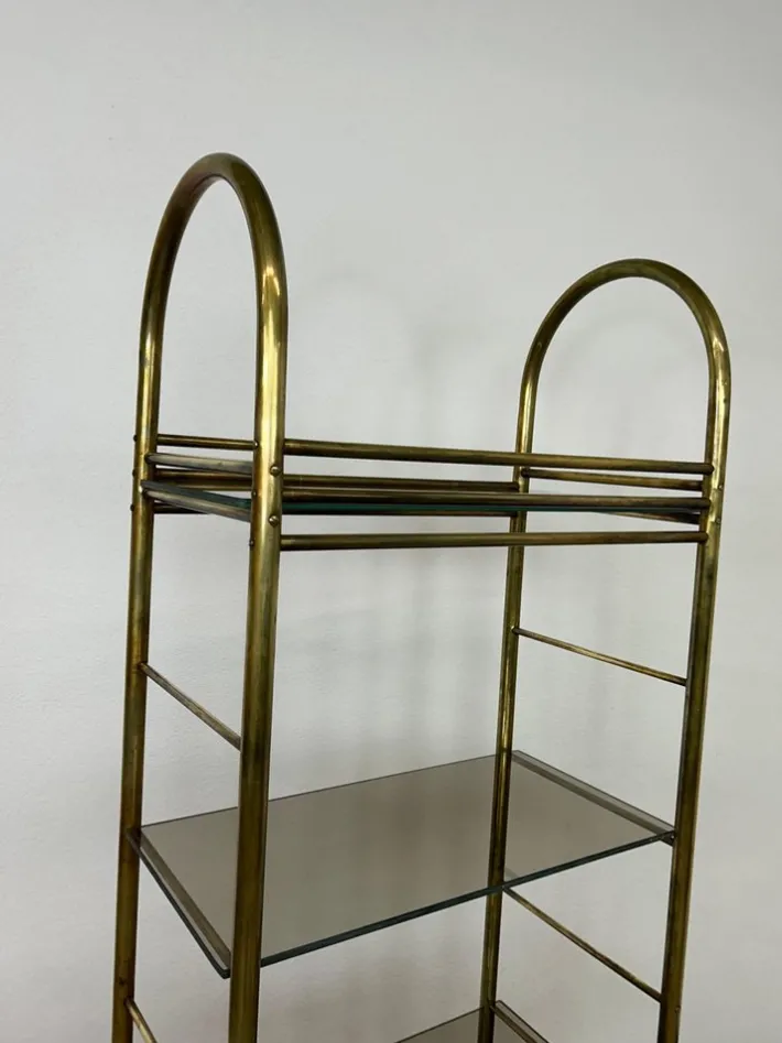 Pamono Mid-Century Modern Brass Etagere, 1970s Online