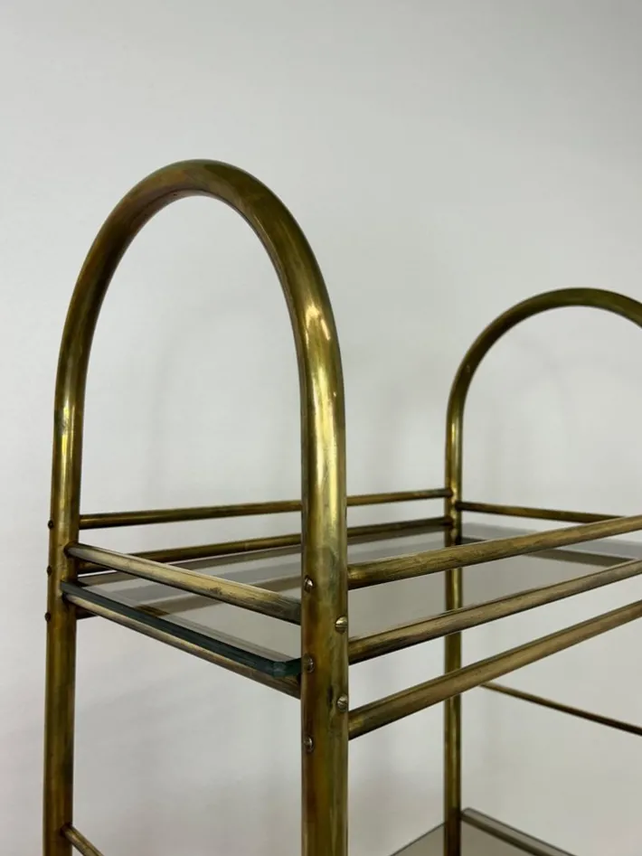 Pamono Mid-Century Modern Brass Etagere, 1970s Online