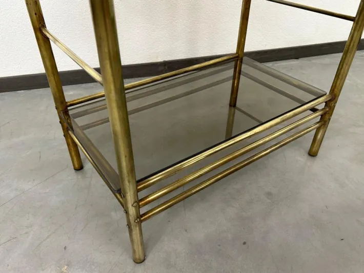 Pamono Mid-Century Modern Brass Etagere, 1970s Online