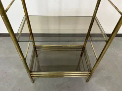 Pamono Mid-Century Modern Brass Etagere, 1970s Online