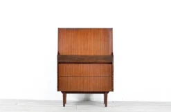 Pamono Mid-Century Modern British Teak Secretaire from Elliots of Newbury, 1960s Sale
