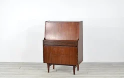 Pamono Mid-Century Modern British Teak Secretaire from Elliots of Newbury, 1960s Sale