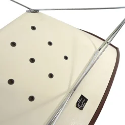 Pamono Mid-Century Modern Brown Leather Coconut Chair by George Nelson Hot