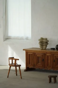 Pamono Mid-Century Modern Brutalist French Oak Sideboard, 1950s