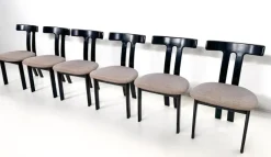 Pamono Mid-Century Modern Chairs in the style of Luigi Vaghi, 1960s, Set of 6 Sale