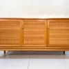 Pamono Mid-Century Modern Cherry Sideboard with Woven Front, West Germany, 1965 Outlet