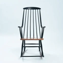 Pamono Midcentury Modern Danish Rocking Chair by Lena Larsson Grandessa, 1950s Best