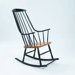 Pamono Midcentury Modern Danish Rocking Chair by Lena Larsson Grandessa, 1950s Best