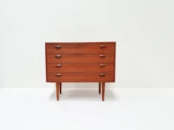 Pamono Mid-Century Modern Danish Teak Chest of Drawers by Kai Kristiansen, 1960s Discount
