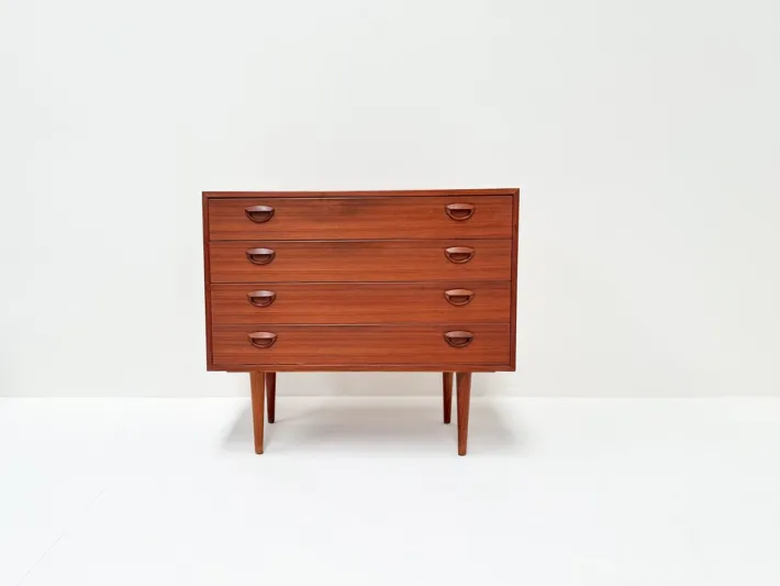 Pamono Mid-Century Modern Danish Teak Chest of Drawers by Kai Kristiansen, 1960s Discount