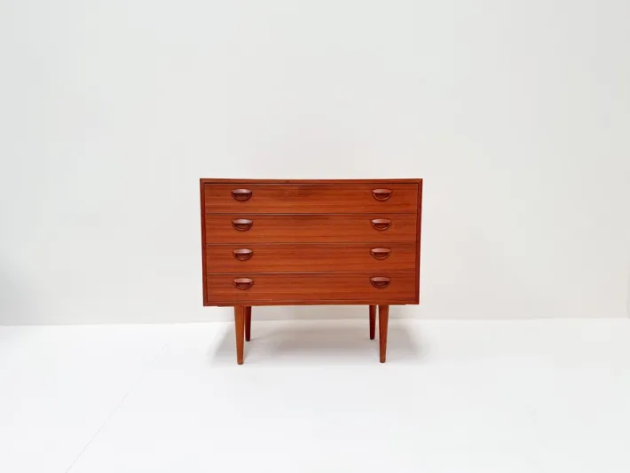 Pamono Mid-Century Modern Danish Teak Chest of Drawers by Kai Kristiansen, 1960s Discount