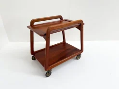 Pamono Mid-Century Modern Danish Serving Cart by Henning Wind-Hansen for Sika Furniture, 1960s Sale