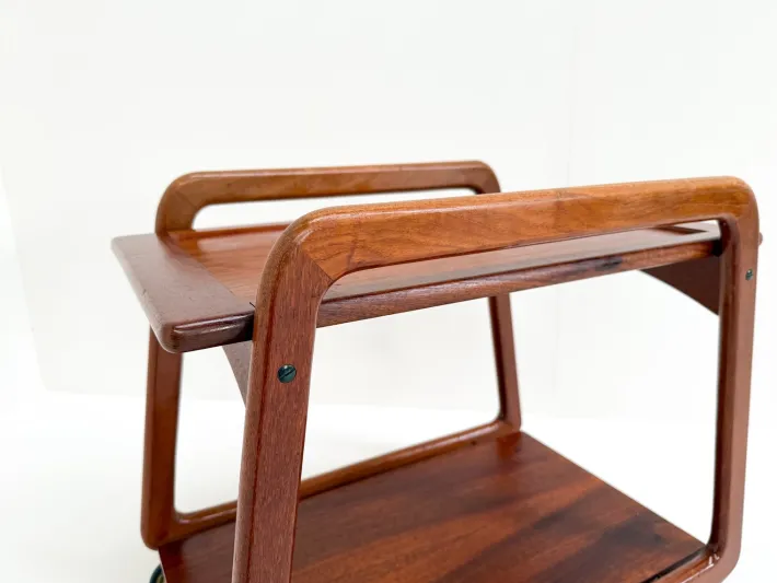 Pamono Mid-Century Modern Danish Serving Cart by Henning Wind-Hansen for Sika Furniture, 1960s Sale