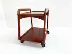Pamono Mid-Century Modern Danish Serving Cart by Henning Wind-Hansen for Sika Furniture, 1960s Sale