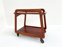 Pamono Mid-Century Modern Danish Serving Cart by Henning Wind-Hansen for Sika Furniture, 1960s Sale