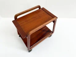 Pamono Mid-Century Modern Danish Serving Cart by Henning Wind-Hansen for Sika Furniture, 1960s Sale
