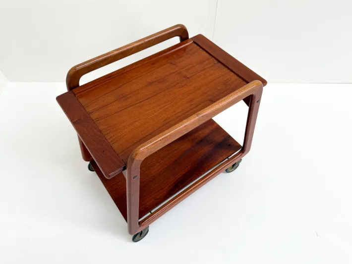 Pamono Mid-Century Modern Danish Serving Cart by Henning Wind-Hansen for Sika Furniture, 1960s Sale