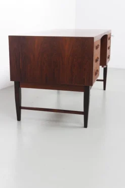 Pamono Mid-Century Modern Danish Freestanding Rosewood Desk from Clausen & Søn, 1960s Hot