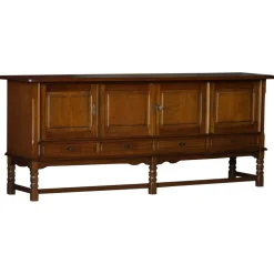 Pamono Mid-Century Modern Danish Sideboard in Dark Stained Oak by Henning Kjærnulf, 1960s New