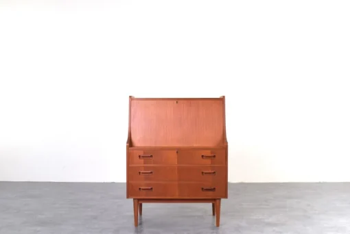 Pamono Mid-Century Modern Danish Teak Secretaire by Gunnar Nielsen for Tibergaard, 1960s Online