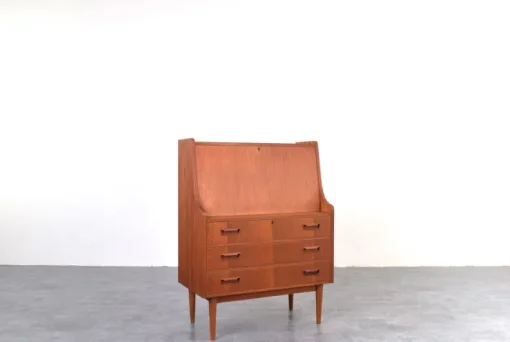 Pamono Mid-Century Modern Danish Teak Secretaire by Gunnar Nielsen for Tibergaard, 1960s Online