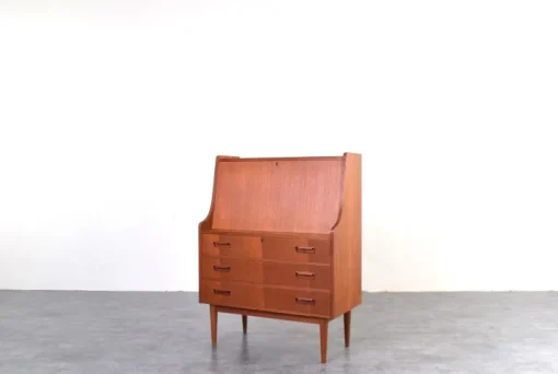 Pamono Mid-Century Modern Danish Teak Secretaire by Gunnar Nielsen for Tibergaard, 1960s Online