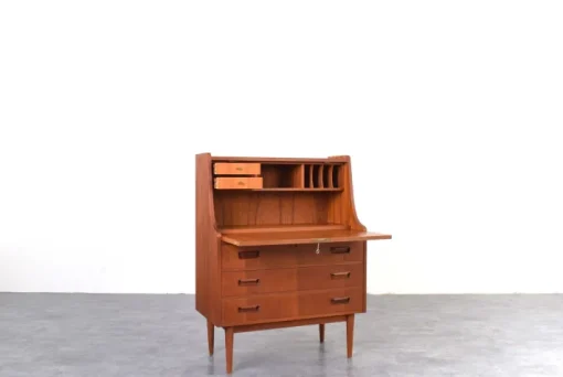 Pamono Mid-Century Modern Danish Teak Secretaire by Gunnar Nielsen for Tibergaard, 1960s Online