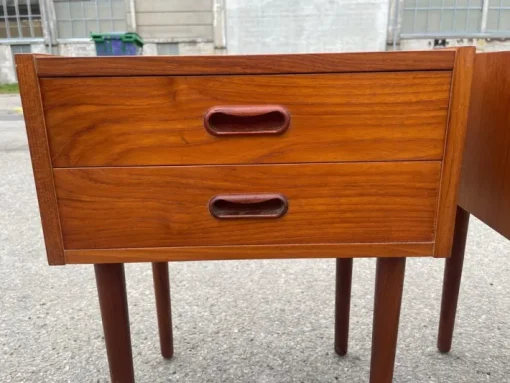 Pamono Mid-Century Modern Danish Teak Nightstands, 1964, Set of 2 New