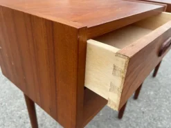 Pamono Mid-Century Modern Danish Teak Nightstands, 1964, Set of 2 New