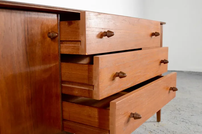 Pamono Mid-Century Modern Danish Teak Sideboard, 1960s