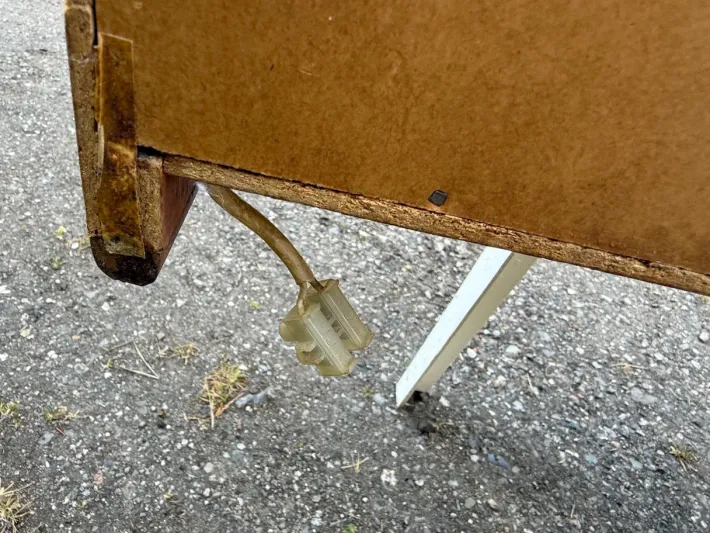 Pamono Midcentury Modern Danish Teak Wall Makeup Mirror with Light, 1960s Outlet