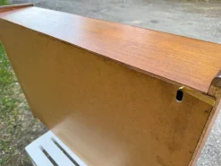 Pamono Midcentury Modern Danish Teak Wall Makeup Mirror with Light, 1960s Outlet