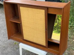 Pamono Midcentury Modern Danish Teak Wall Makeup Mirror with Light, 1960s Outlet