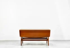 Pamono Mid-Century Modern Danish Style Drop Leaf Teak Coffee Table, 1960s Outlet