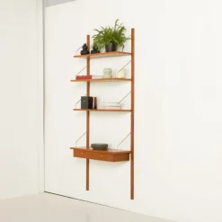 Pamono Mid-Century Modern Danish Wall Unit in Teak, 1960s Discount