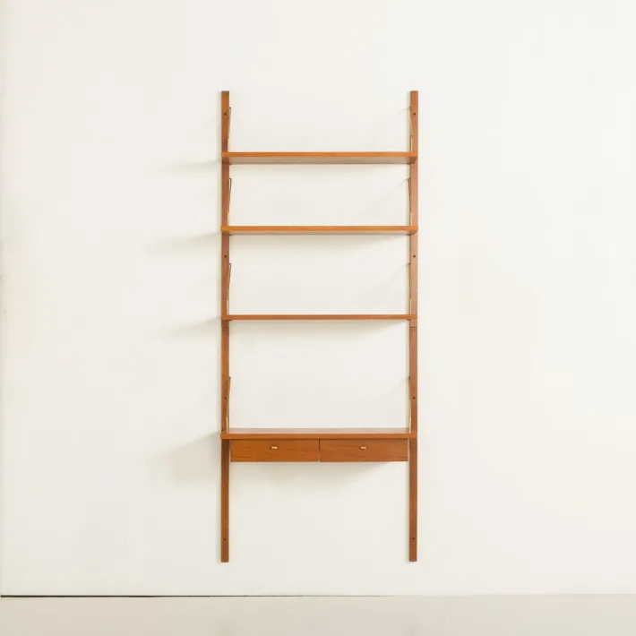 Pamono Mid-Century Modern Danish Wall Unit in Teak, 1960s Discount