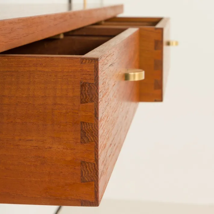 Pamono Mid-Century Modern Danish Wall Unit in Teak, 1960s Discount