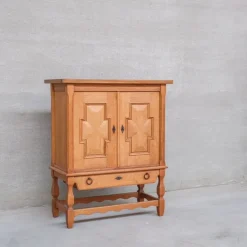 Pamono Mid-Century Modern Danish Oak Side Cabinet by Henning Kjaernulf, 1960s Sale