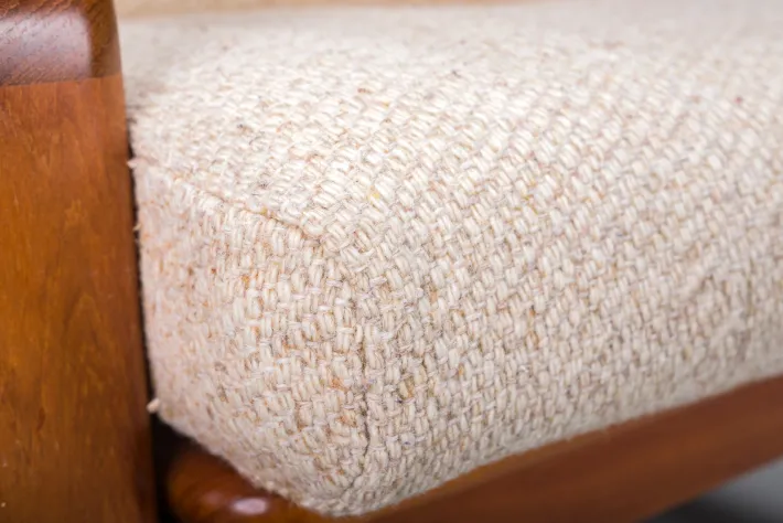 Pamono Mid-Century Modern Danish Chairs and Ottoman in Teak from HS Design, 1960s, Set of 3