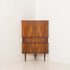 Pamono Mid-Century Modern Danish Rosewood Corner Cabinet, 1960s Sale