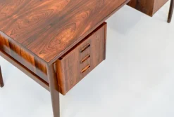 Pamono Mid-Century Modern Danish Executive Desk in Teak Hot