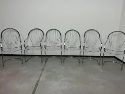 Pamono Mid-Century Modern Dining Chairs by Gastone Rinaldi for Rima, 1970s, Set of 6 Clearance