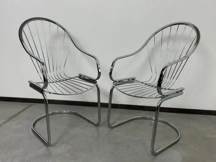 Pamono Mid-Century Modern Dining Chairs by Gastone Rinaldi for Rima, 1970s, Set of 6 Clearance