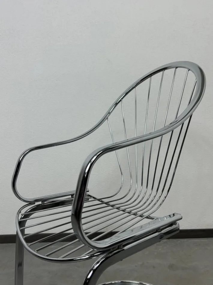 Pamono Mid-Century Modern Dining Chairs by Gastone Rinaldi for Rima, 1970s, Set of 6 Clearance